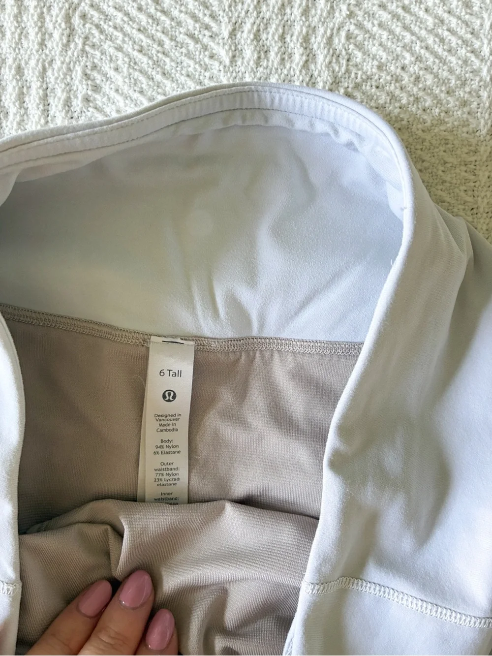 lululemon athletica Light Gray High-Rise Athletic Shorts